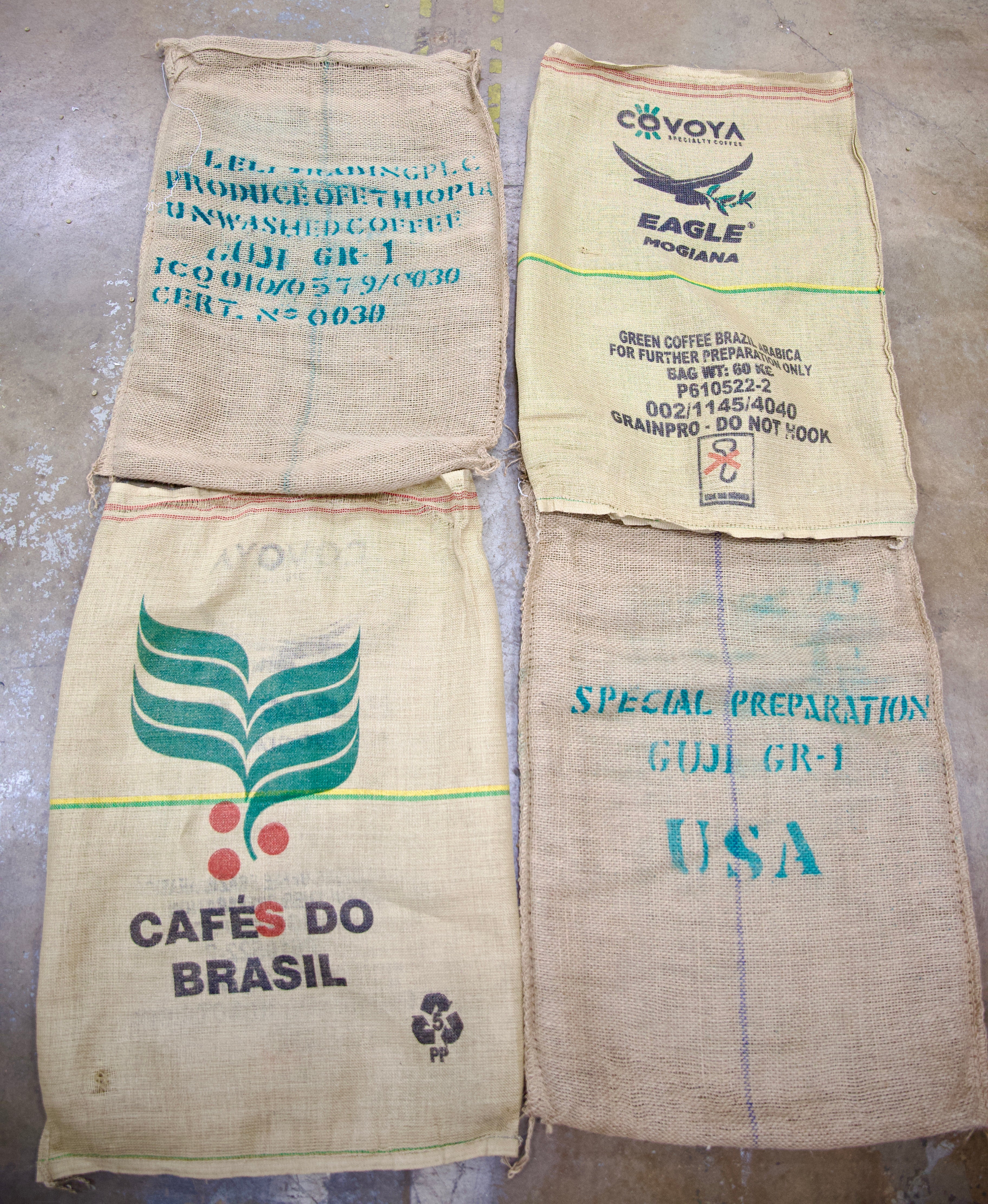 Upcycled Burlap Coffee Bag