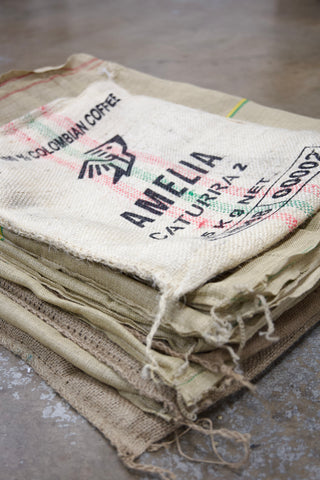 Upcycled Burlap Coffee Bag